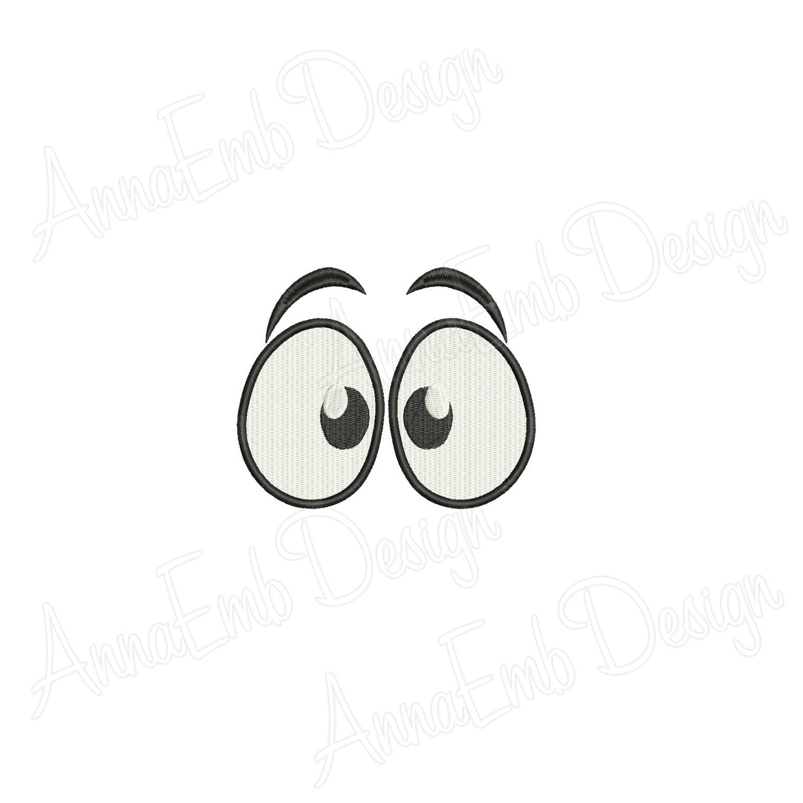 Eyes Embroidery Design. Face Embroidery Design. Machine Etsy