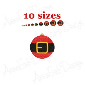 Christmas ball Embroidery design. Christmas ball mini. Santa Claus ball. Machine embroidery. Christmas Embroidery design. Ball filled stitch