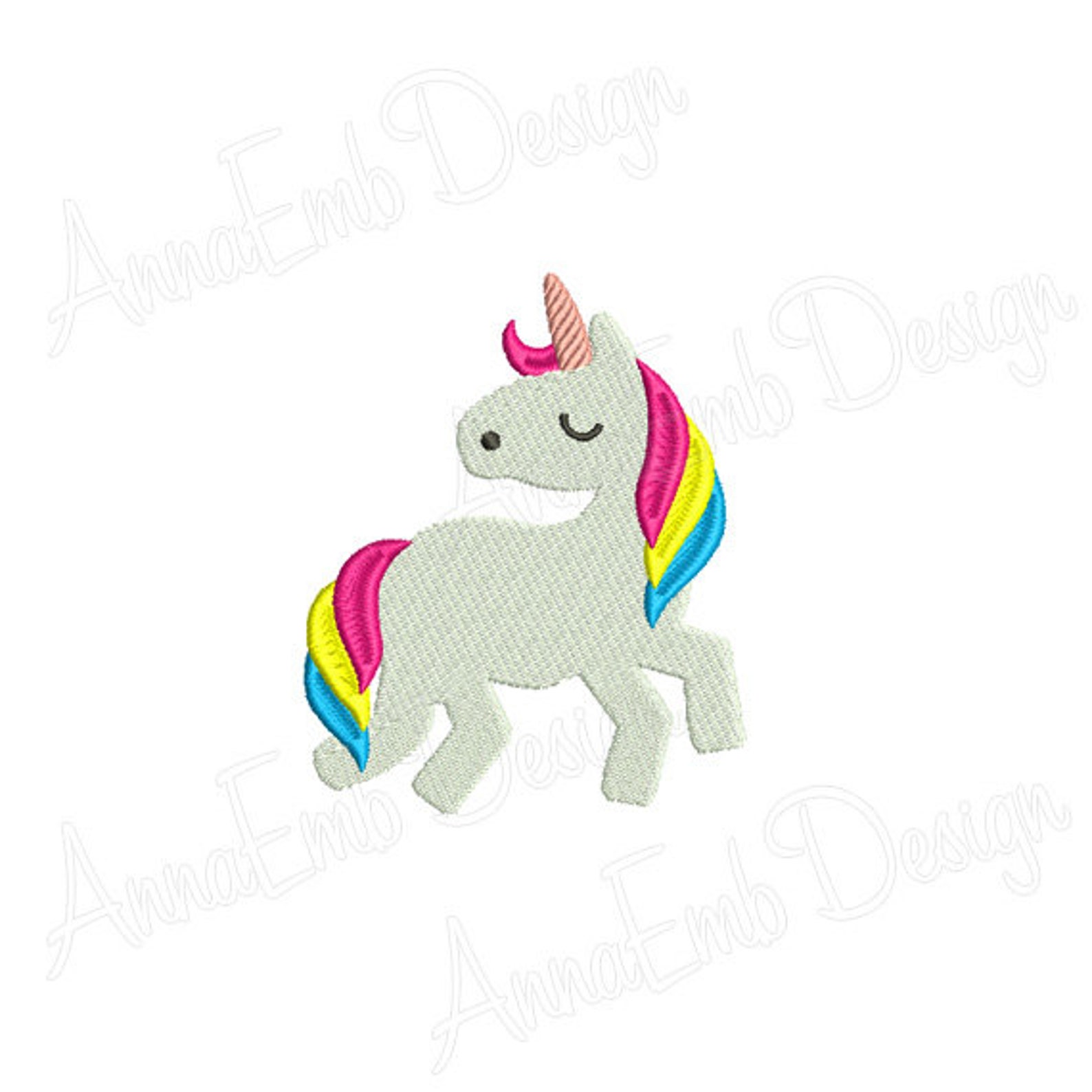 Unicorn Embroidery Design. Unicorn Princess Embroidery. - Etsy