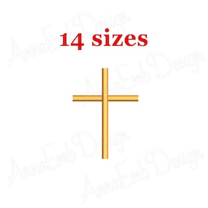Cross Embroidery Design, Christian Easter (Instant Download)
