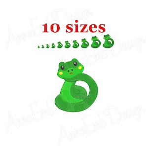 Snake embroidery design. Machine embroidery design. Snake Silhouette. Snake mini Embroidery. Snake design. Cute Snake
