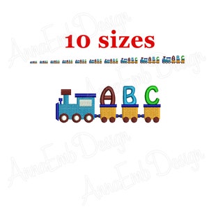 Train Embroidery Design. Train Silhouette Embroidery. Train Design. Mini Train. Baby Boy embroidery design. Machine embroidery design.