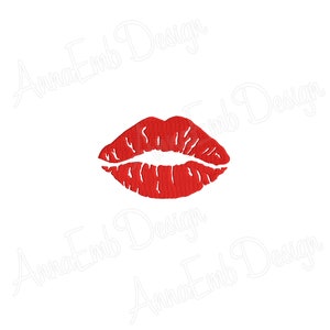 May include: Red lipstick kiss mark illustration.
