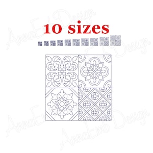 Quilting embroidery design. Quilt block embroidery design,  Machine embroidery design