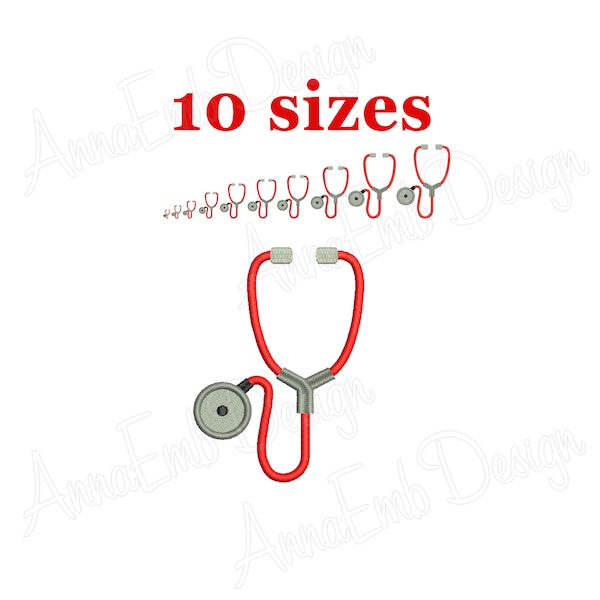 Stethoscope embroidery design. Stethoscope mini Embroidery. Stethoscope Silhouette. Machine embroidery. Stethoscope design.