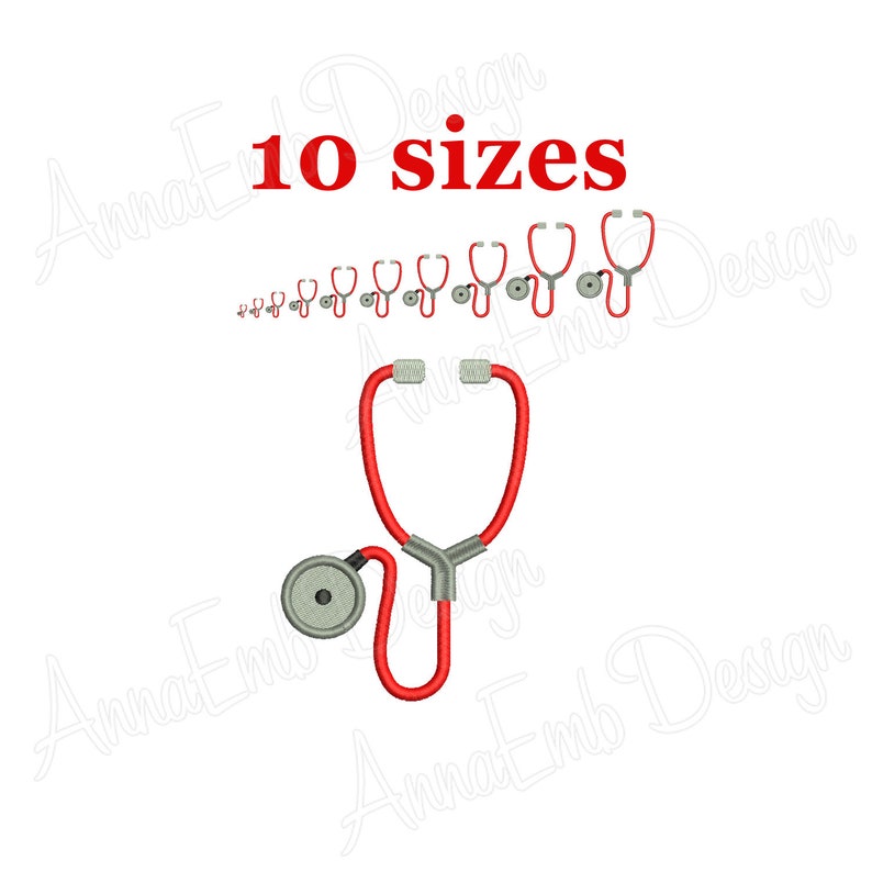 Stethoscope Embroidery Design. Stethoscope Mini Embroidery. Etsy