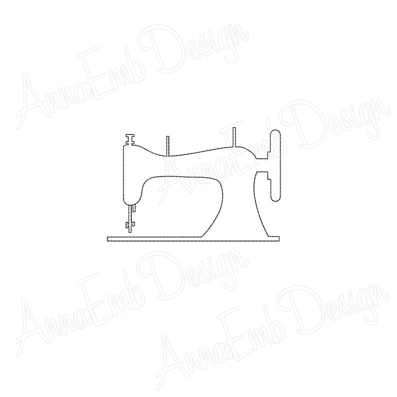 Sewing Machine Embroidery Design. Sewing Machine Mini Etsy