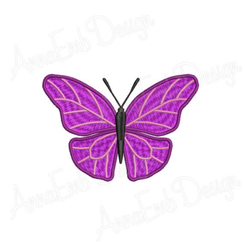 Butterfly Embroidery Design. Mini Butterfly Design. Butterfly Etsy