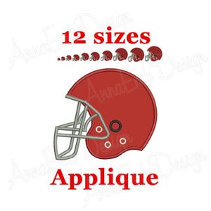 Football Helmet Applique Embroidery Design. Mini Football Helmet. Football Helmet Embroidery Design. Machine embroidery design