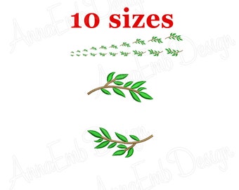 Branch Embroidery Design. Laurel Embroidery Design. Laurel Wreath. Laurel Wreath Design. Mini Laurel Wreath. Machine embroidery design.