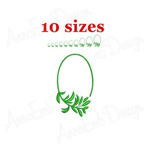 Laurel Wreath Embroidery Design. Wedding Embroidery Laurel Wreath Design. Mini Laurel Wreath. Machine embroidery design.