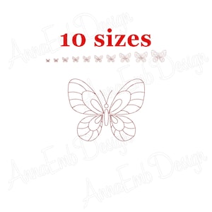 Butterfly Embroidery Design. Mini Butterfly Design. Machine embroidery design. Machine Embroidery Design. Butterfly Quilting.
