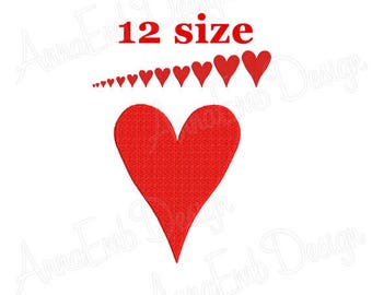 Heart Embroidery design. Mini heart Embroidery. Love. Heart shapes. Valentines day. Machine Embroidery Design. Embroidery design Heart