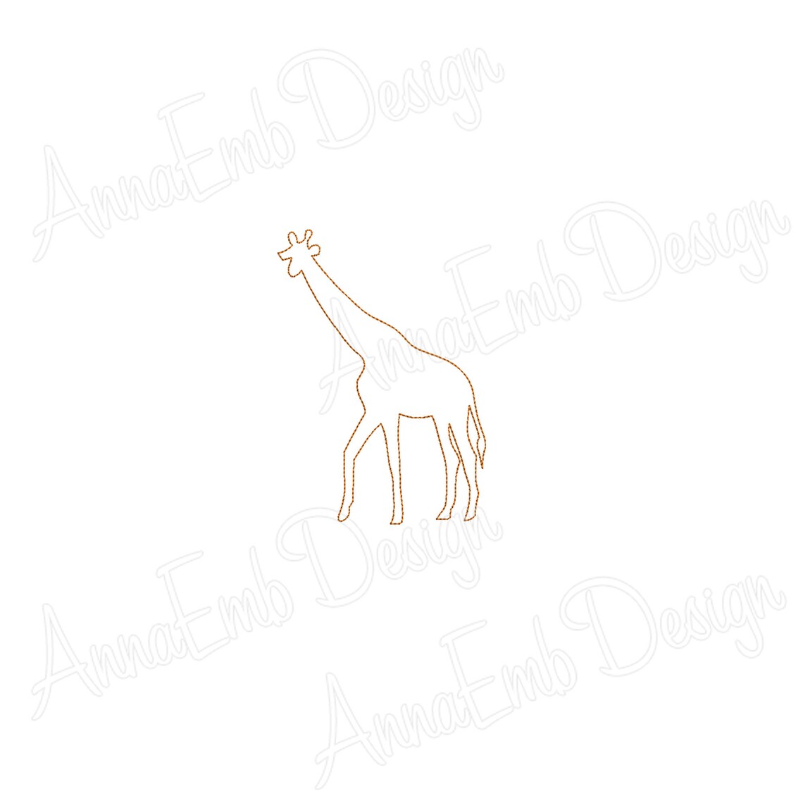 Giraffe Embroidery Design. Giraffe Mini Embroidery. Giraffe Etsy