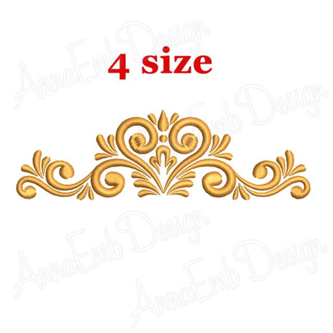 Border Embroidery Design. Machine Embroidery. Decor Borders. Frame ...