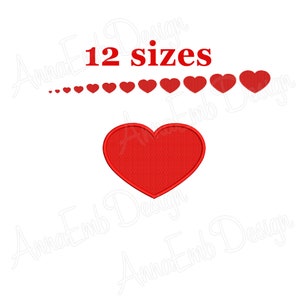Heart Embroidery design. Mini heart Embroidery. Love. Heart shapes. Valentines day. Machine Embroidery Design. Embroidery design Heart