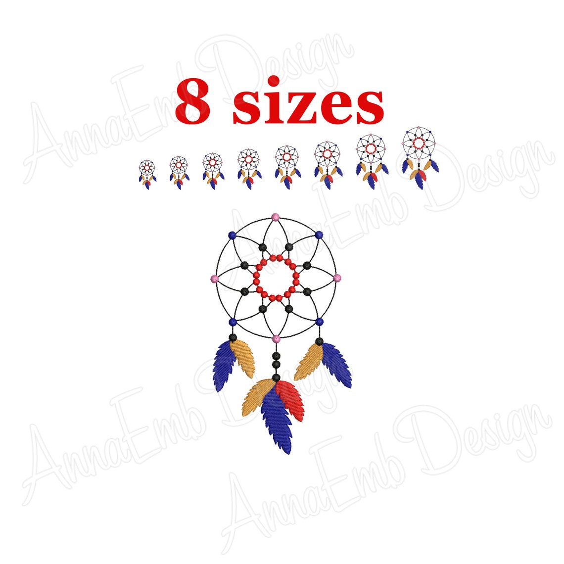 Dream Catcher Embroidery Design. Dream Catcher Silhouette. Etsy