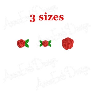 Rose Embroidery design. Flower embroidery. Machine embroidery design. Decoration Flower. Rose mini. Rose design. Flower mini