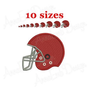 Football Helmet Embroidery Design. Mini Football Helmet. Helmet Embroidery Design. Football Helmet filled stitch. Machine embroidery design