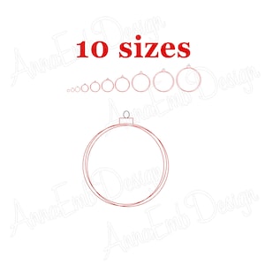 May include: A set of 10 different sized embroidery hoops, ranging in size from small to large. The hoops are made of wood and have a natural finish. The hoops are perfect for embroidery, cross-stitch, and other needlework projects.