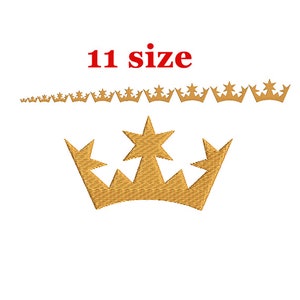 Crown Embroidery Design. Machine Embroidery Design. Tiara embroidery. Princess Crown Embroidery. Machine Embroidery Design. Mini Crown