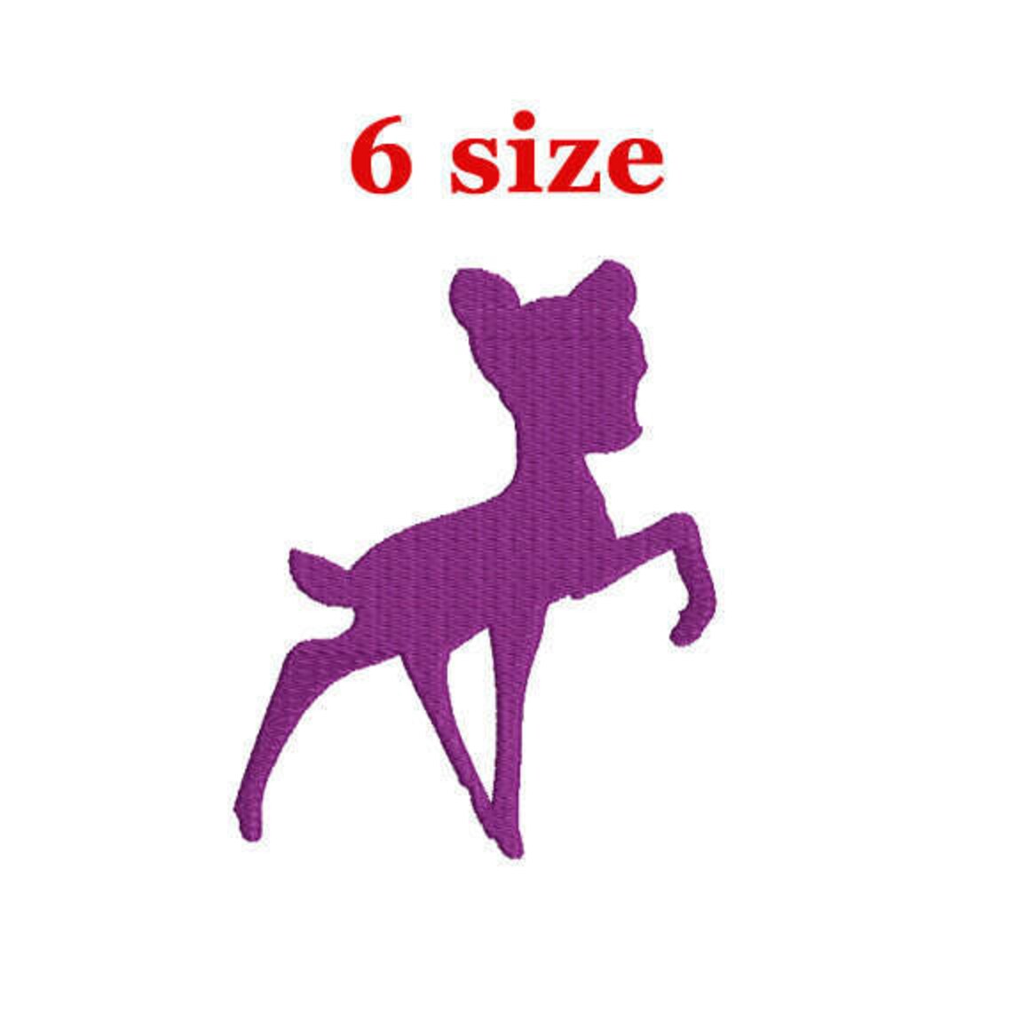 Baby Deer Embroidery Design. Deer Embroidery Design. Animal Etsy