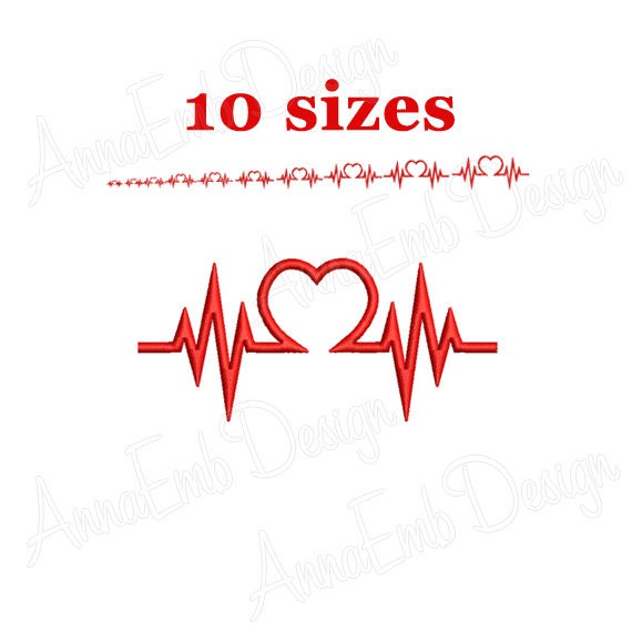 Heartbeat pulse. Heart rate pulse. Health medical symbol. Cardiogram. Heart  rhythm ekg. Medical logo. Vector illustration. Stock Vector | Adobe Stock