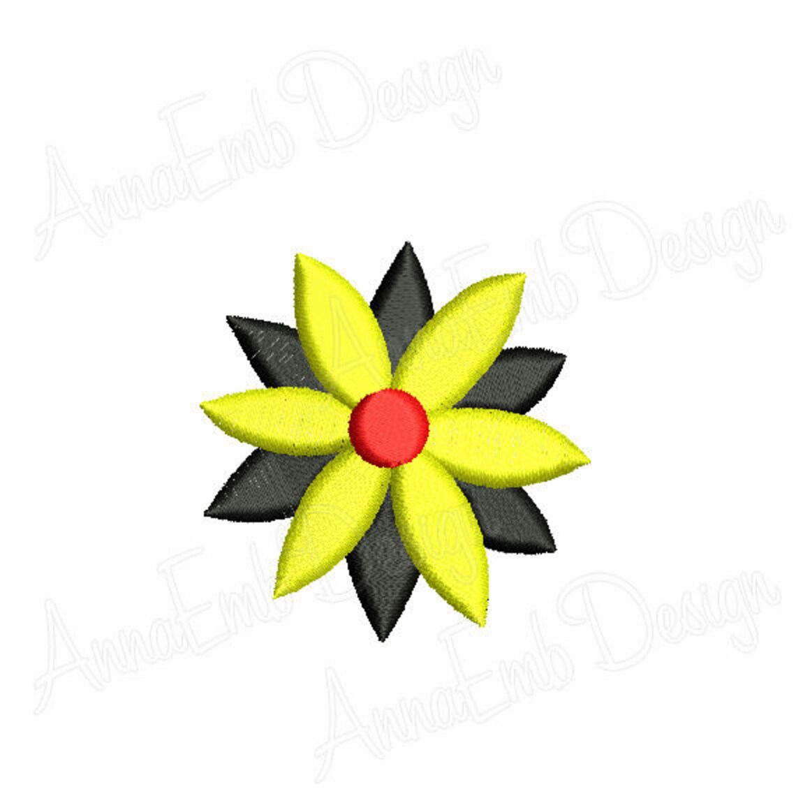 Flower Mini embroidery design. Daisy Embroidery design. Etsy
