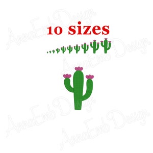 Blank Bookmark Design V2 – Cactus Embroidery Designs