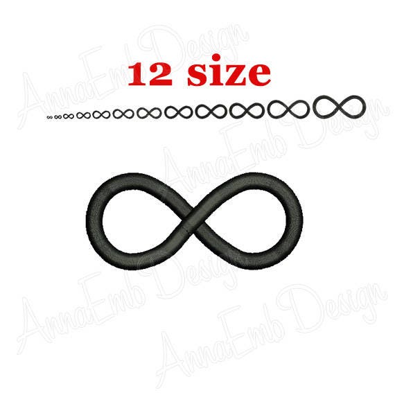 Infinity Symbol Embroidery Design. Infinity mini Embroidery. | Etsy