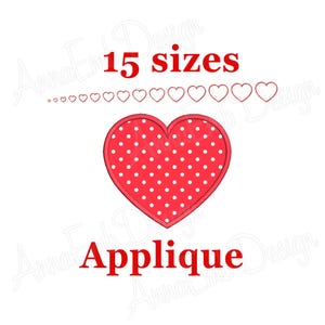Herz Applikation Stickdatei. Herz Stickdatei für die Maschine. Liebe Applikation Design. Valentinstag Applikation. Applikation in Herzform