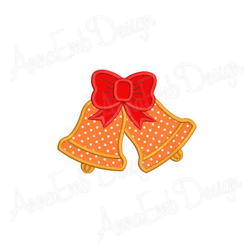 Christmas Bell Applique Embroidery Design. Mini Bell. - Etsy