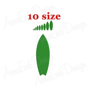 Surf board embroidery design. Machine embroidery design. Surf board Silhouette. Surf board mini Embroidery.