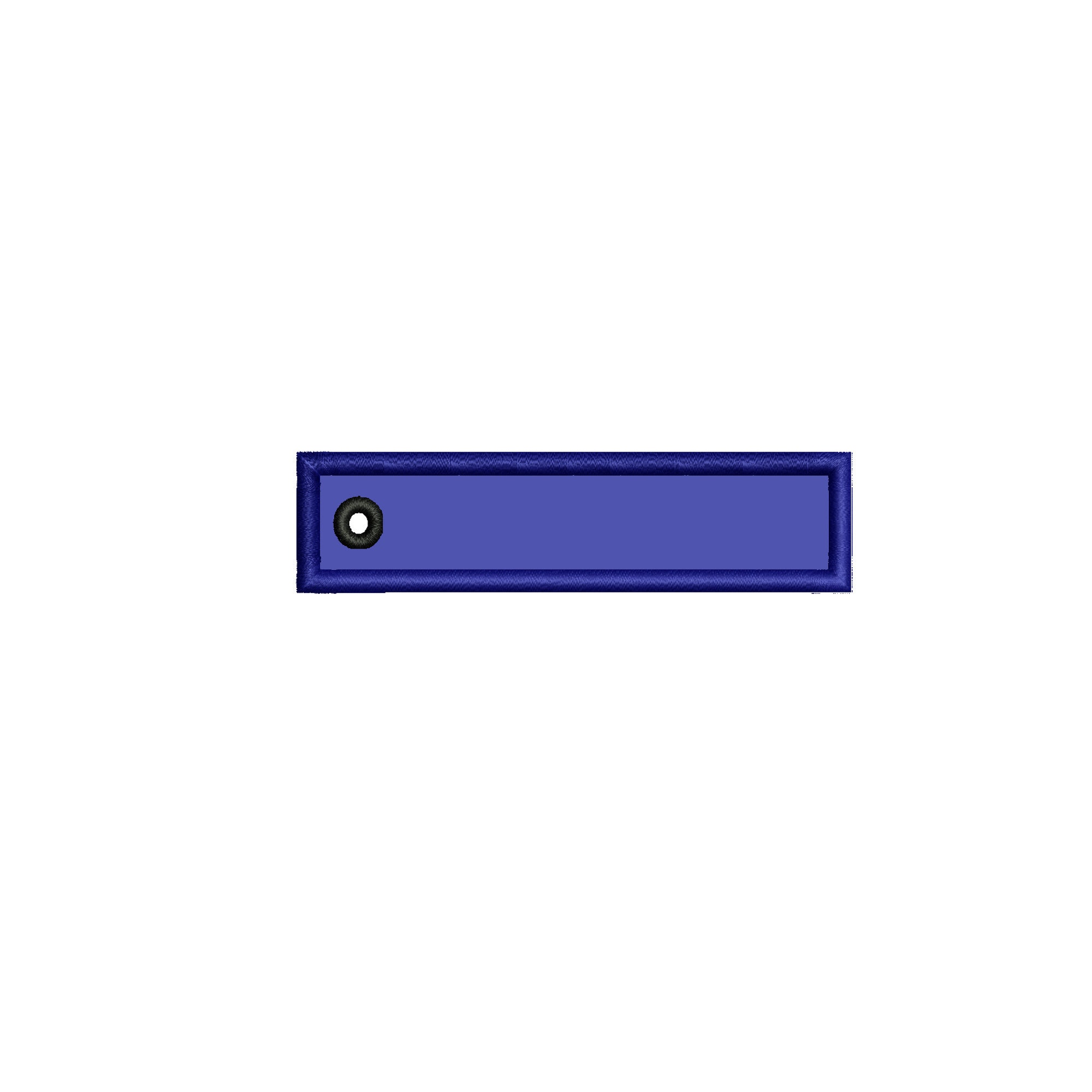 Rectangle Key Tag Embroidery Design. Rectangle Applique Embroidery ...
