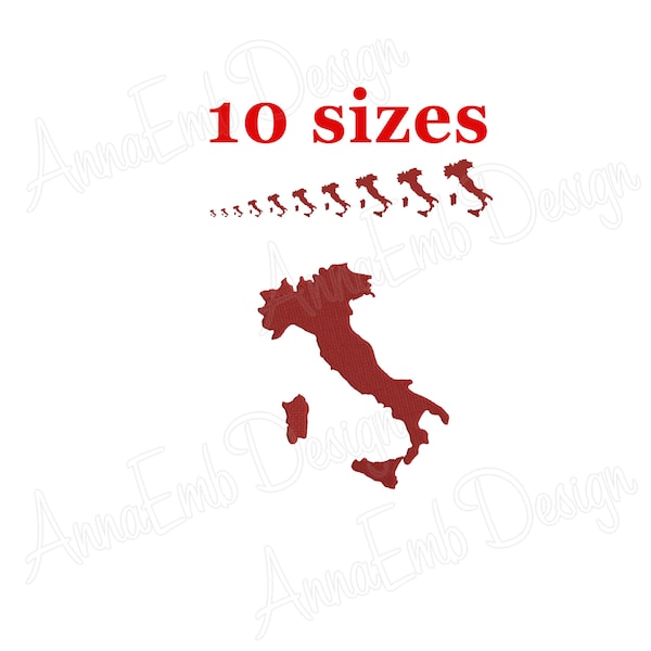 Italy Country Embroidery Design. Italy Embroidery Design. Machine Embroidery. Italy Filled Stitch. Italy Design. Italy Mini