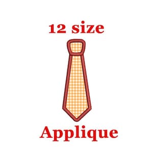 Tie Applique Embroidery Design. Neck Tie Applique Embroidery Design. Necktie tie Boys Embroidery Design. Necktie design. Machine Embroidery.