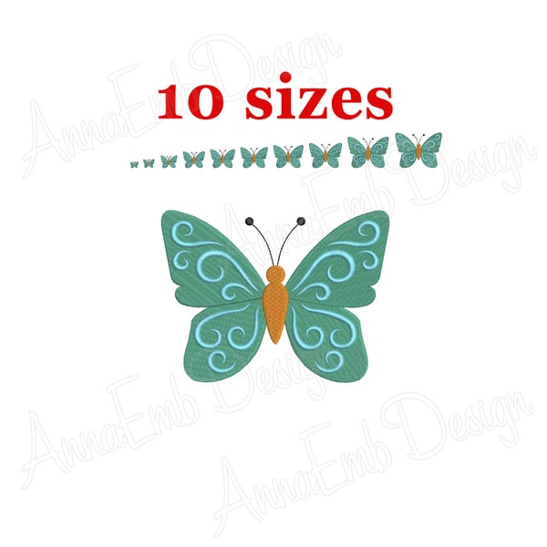 Butterfly Embroidery Design. Mini Butterfly Design. Butterfly Silhouette. Machine embroidery design. Machine Embroidery Design.