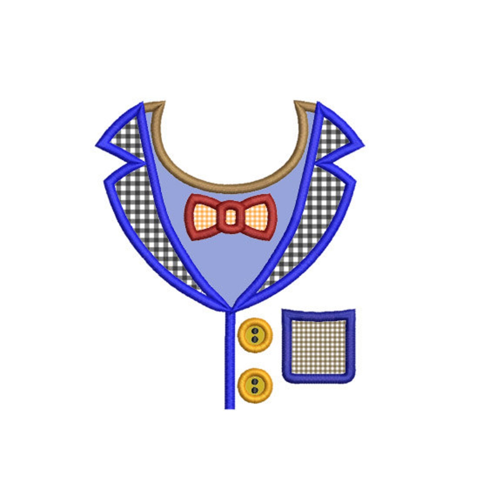 Bow Tie Applique Design. Machine Embroidery. Tie Applique Etsy