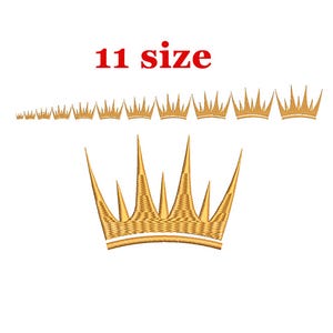 Crown Embroidery Design. Machine Embroidery Design. Tiara embroidery. Princess Crown Embroidery. Machine Embroidery Design. Mini Crown