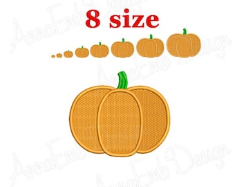 Pumpkin embroidery design. Pumpkin mini Embroidery design. Halloween design. Pumpkin Fill Design. Machine embroidery design.