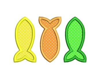 Fish applique embroidery design. Fish embroidery design.  Sea applique. Fish Pattern. Embroidery design baby. Machine Embroidery Design.