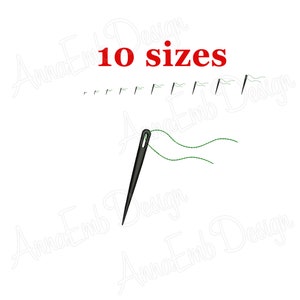 Thread Needle Sewing Embroidery design Needle Embroidery design. Machine Embroidery Design. thread Embroidery