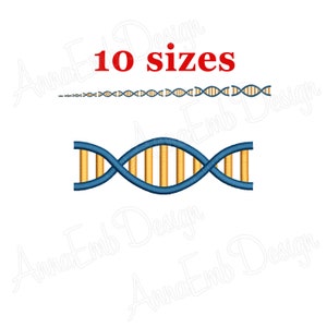DNA embroidery design. DNA mini Embroidery. DNA embroidery design. Dna Silhouette. Machine embroidery. dna Strand. Dna design.