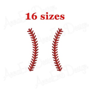 Baseball Laces embroidery design. Softball Laces embroidery design. Baseball Laces mini. Baseball frame. Machine embroidery design.