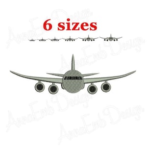 Motif de broderie avion. Motif de broderie Machine avion. Mini broderie avion. Conception de remplissage d'avion. Silhouette d'avion.