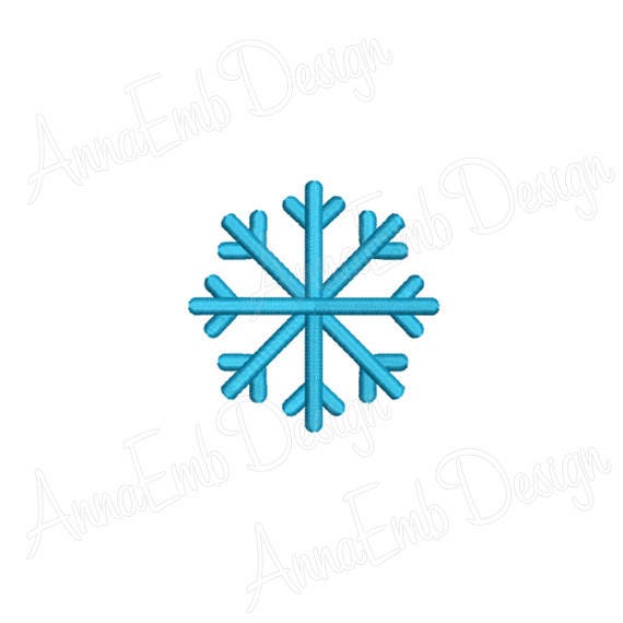 Snowflake Embroidery Design. Snowflake Silhouette. Mini Snowflake. Machine  embroidery. Christmas Embroidery. Christmas Snowflake.