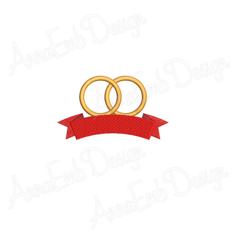 Wedding Rings Embroidery Design. Wedding Frame Embroidery. Etsy