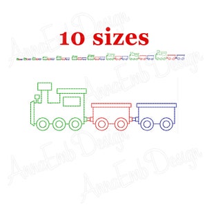 Train Embroidery Design. Train Design. Mini Train. Baby embroidery design. Redwork Train. Train Quilting. Machine embroidery design.