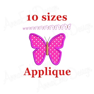 Butterfly applique design.Butterfly Machine Embroidery Design. Mini Butterfly. Butterfly Birthday. Designs for babies. Applique design.