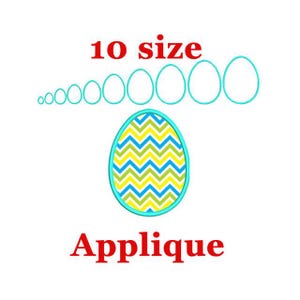 Easter egg applique machine embroidery design. Easter Egg Frame. Easter applique design.